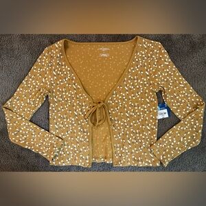 Arizona Jean Company Mustard Floral Camisole